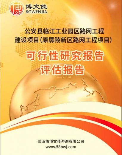 市政道路建设项目建议书评估报告