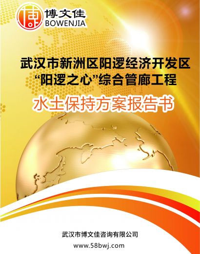 综合管廊工程水保方案报告书